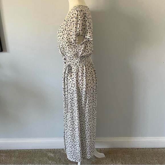 Sienna Sky Floral Faux Wrap Maxi Dress Medium - Picture 6 of 12